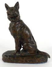 VINTAGE DOG SCULPTURE