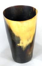 ANTIQUE COW HORN CUPS