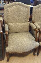 PAIR OF DECORATOR ARMCHAIRS