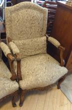PAIR OF DECORATOR ARMCHAIRS