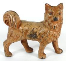 CAST IRON DOG BANK