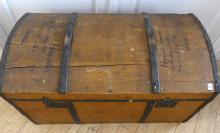 ANTIQUE STORAGE TRUNK WITH PROVENANCE