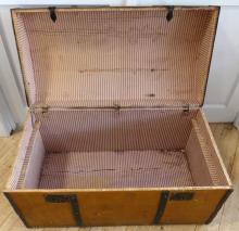 ANTIQUE STORAGE TRUNK WITH PROVENANCE