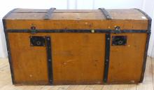 ANTIQUE STORAGE TRUNK WITH PROVENANCE