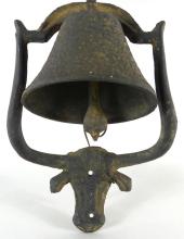 TEXAS LONGHORN STEER BELL