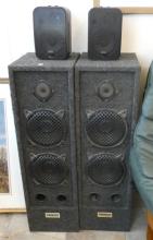 TWO PAIRS OF SPEAKERS