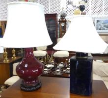 TWO TABLE LAMPS