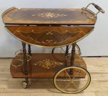 ITALIAN LACQUER TEA WAGON