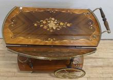 ITALIAN LACQUER TEA WAGON