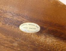 TWO MCM WOOD CARVINGS