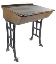 ANTIQUE SCHOOL DESK