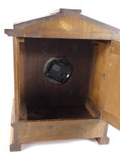 ANTIQUE OAK MANTEL CLOCK
