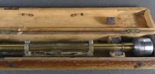 ANTIQUE BRITISH MARINE STICK BAROMETER