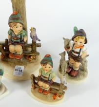 HUMMEL FIGURINES & LAMP