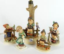 HUMMEL FIGURINES & LAMP