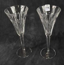 PAIR OF WATERFORD "LOVE" TOASTING FLUTES