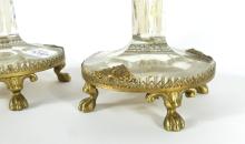 PAIR EXQUISITE GLASS VASES