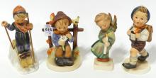 FOUR HUMMEL FIGURINES