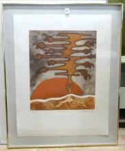 THREE FRAMED SERIGRAPHS