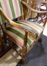 ANTIQUE OAK ARMCHAIR