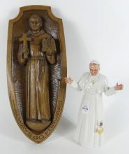 ROYAL DOULTON "POPE JOHN PAUL II" & CARVING