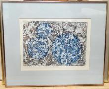 THREE FRAMED SERIGRAPHS