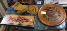 MOCCASINS, MUK-LUKS, BOX AND TRAY