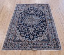 NAIN WOOL AND SILK RUG