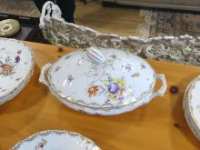 DRESDEN PORCELAIN SERVING PIECES