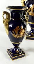 LIMOGES COBALT BLUE PORCELAIN