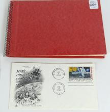 STAMPS INCLUDING MOON LANDING