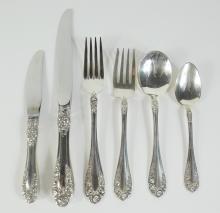 NORTHUMBRIA "NORMANDY ROSE" STERLING FLATWARE