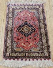 SMALL PERSIAN SILK RUG