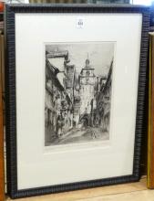 TWO NAUTICAL PRINTS AND ETCHING