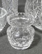 SIX PIECES OF WATERFORD CRYSTAL