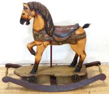 VINTAGE ROCKING HORSE