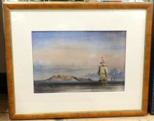 TWO NAUTICAL PRINTS AND ETCHING