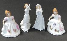 FOUR ROYAL DOULTON FIGURINES