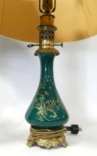 PAIR OF PORCELAIN TABLE LAMPS