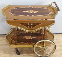 ITALIAN LACQUER TEA WAGON