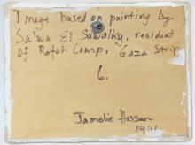 PAIR OF JAMELIE HASSAN WALL TILES