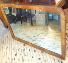 ROSEWOOD DRESSER AND MIRROR