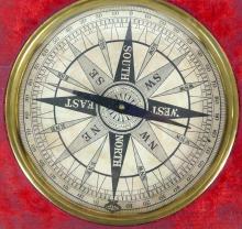 EXCEPTIONAL BRASS COMPASS