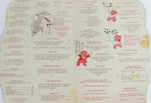 HISTORICAL LONDON, ONTARIO RESTAURANT MENU