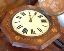 TWO ANTIQUE WALL CLOCKS