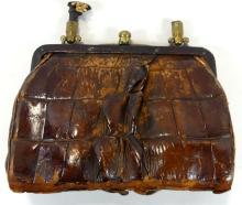 EDWARDIAN ALLIGATOR PURSE