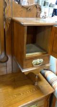 ANTIQUE OAK COMBINATION DRESSER