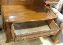 ANTIQUE OAK COMBINATION DRESSER