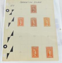 CANADIAN STAMPS INCLUDING EARLY EXAMPLES