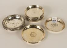STERLING SILVER COASTERS